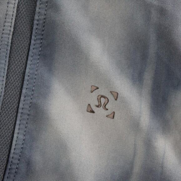 Lululemon Shorts Men Medium Pace Breaker Blue Tie Dye Athletic Running Gym - Picture 6 of 10